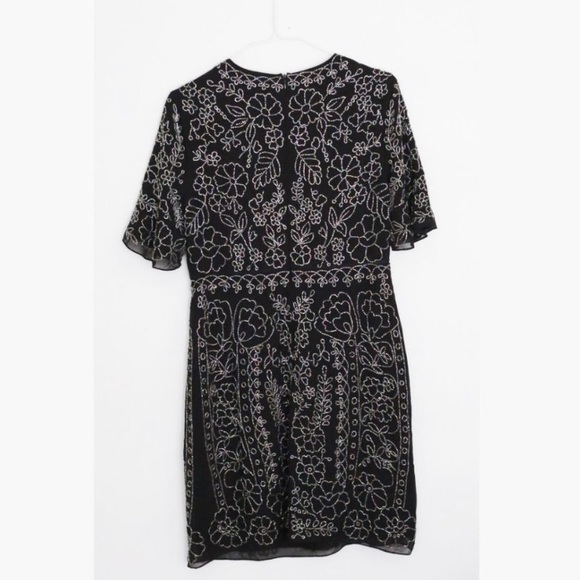 Needle & Thread Short Sleeve Cocktail Dress Size 6 - Picture 4 of 8